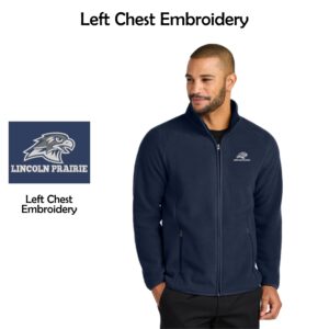 Lincoln Prairie Elementary Adult Raglan Fleece