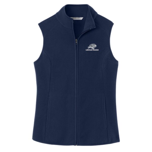 Lincoln Prairie Elementary Ladies Fleece Vest - Image 2