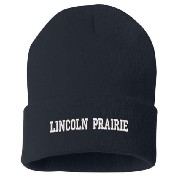 Lincoln Prairie Elementary Solid Cuffed Beanie - Image 2