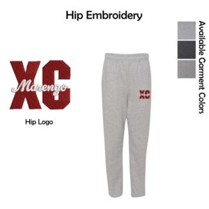 MCHS Cross Country Open-Bottom Sweatpants with Pockets