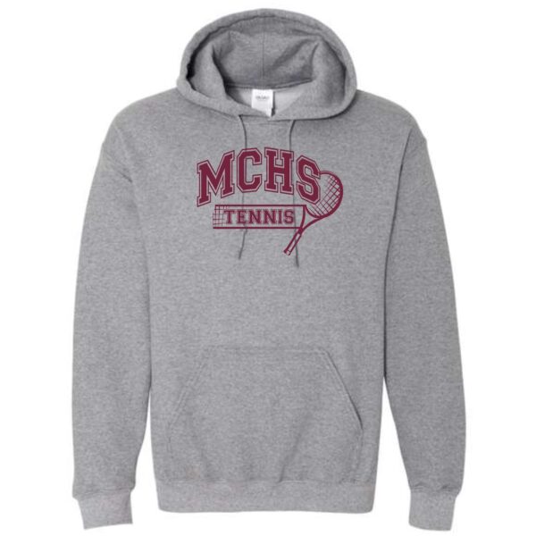 MCHS Tennis Heavy Blend Hooded Sweatshirt - Image 3