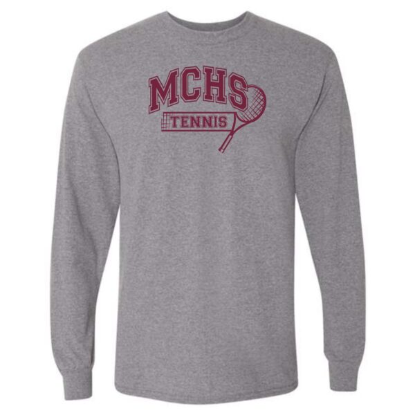 MCHS Tennis Long Sleeve T-Shirt - Image 3