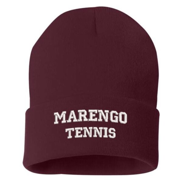 MCHS Tennis Sportsman Solid 12" Cuffed Beanie - Image 4