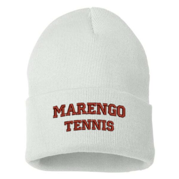 MCHS Tennis Sportsman Solid 12" Cuffed Beanie - Image 5