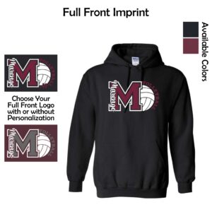 MCHS Volleyball Hooded Sweatshirt