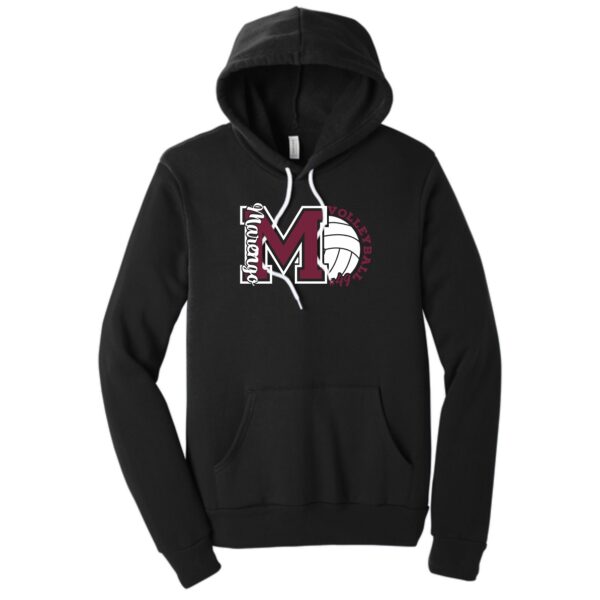 MCHS Volleyball BELLA + CANVAS Hoodie Sweatshirt - Image 2