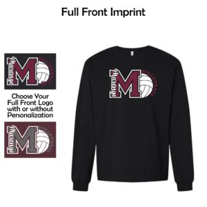 MCHS Volleyball BELLA + CANVAS Heavyweight Long Sleeve Tee