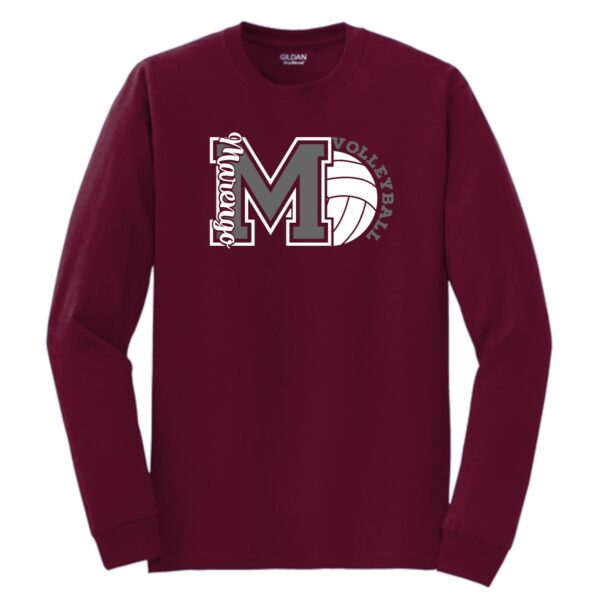 MCHS Volleyball Long Sleeve T-Shirt - Image 3