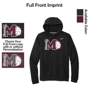 MCHS Volleyball Nike Pullover Hoodie
