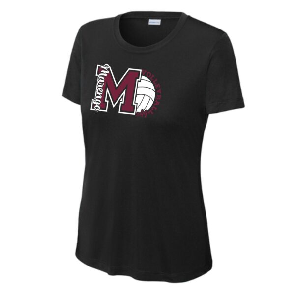 MCHS Volleyball Ladies Performance Tee - Image 2