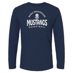 Maria Montessori Basketball Adult & Youth Long Sleeve T-Shirt