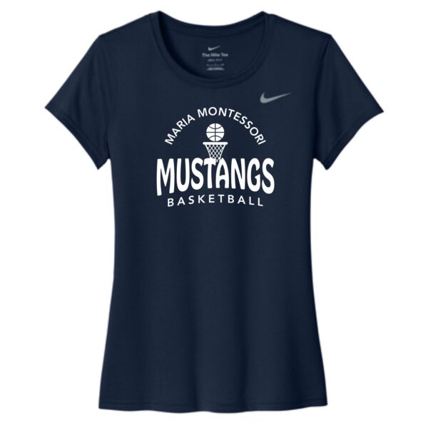 Maria Montessori Basketball Ladies Nike Tee - Image 2