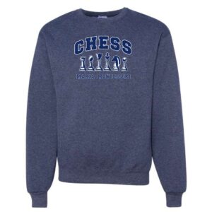 Maria Montessori Chess Adult & Youth Crewneck Sweatshirt