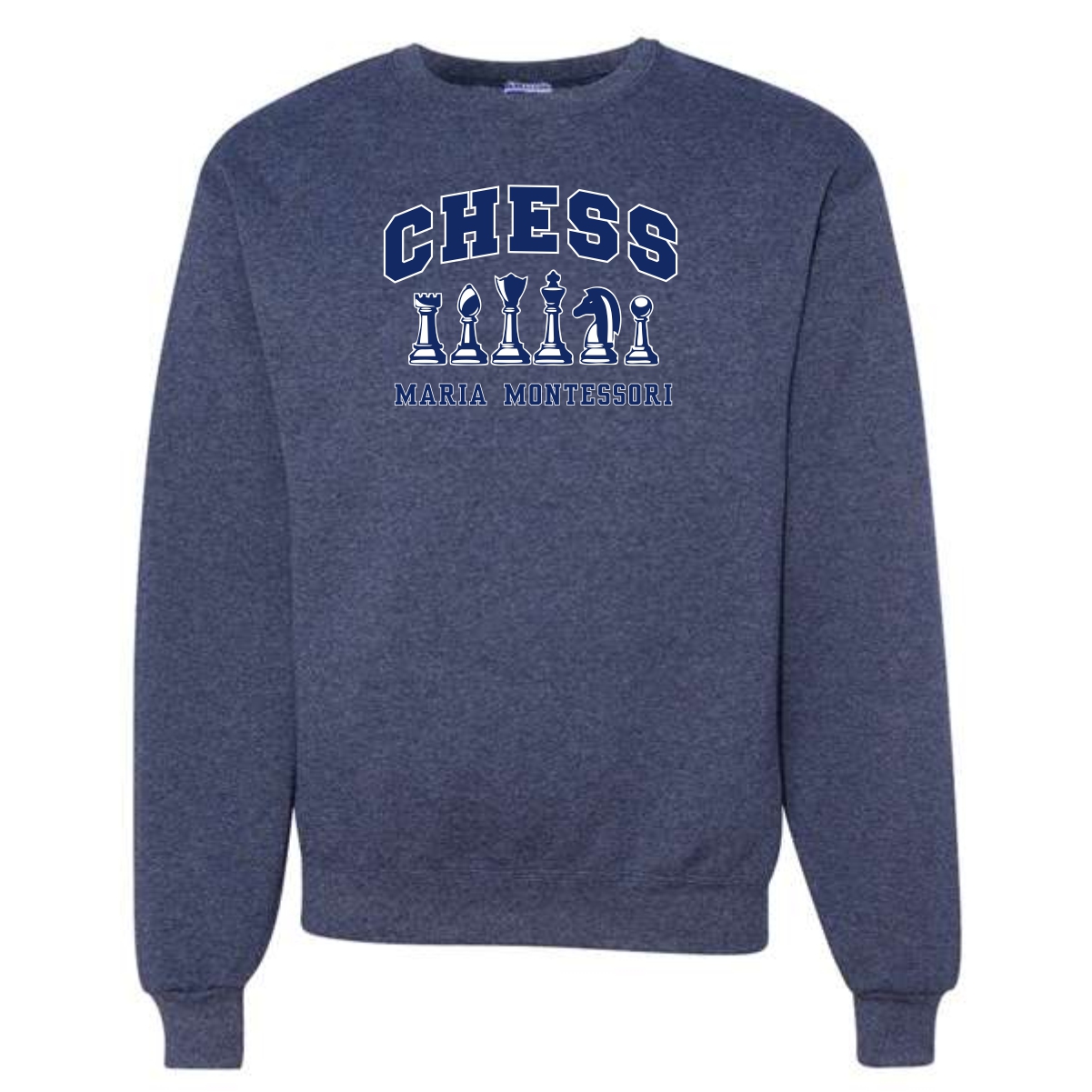 Maria Montessori Chess Adult & Youth Crewneck Sweatshirt