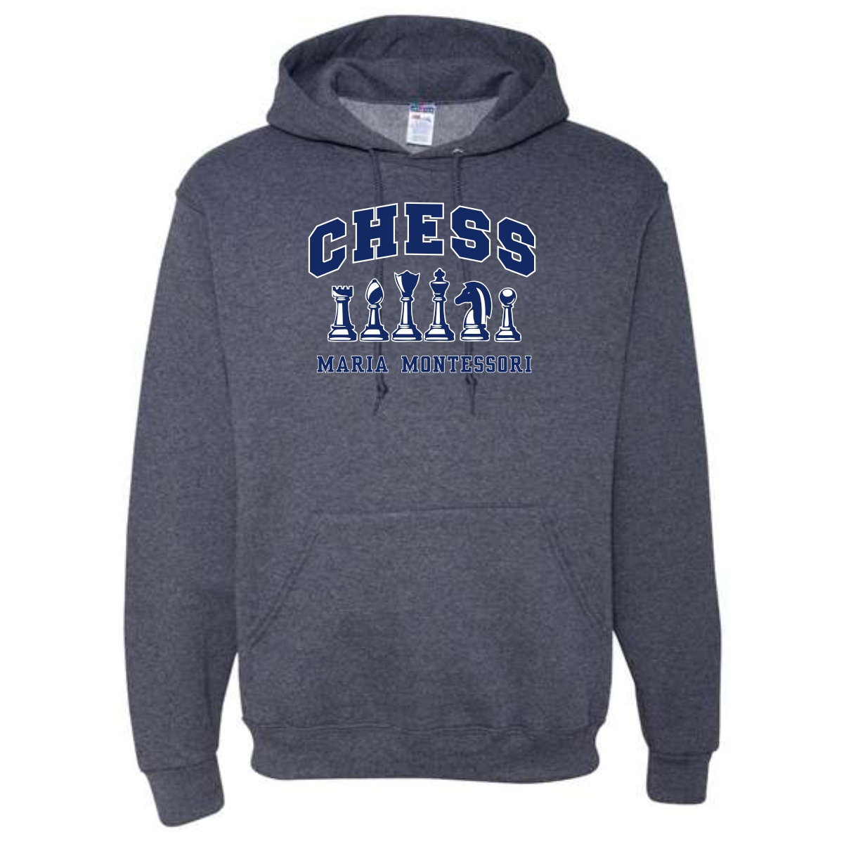 Maria Montessori Chess Adult & Youth Hooded Sweatshirt