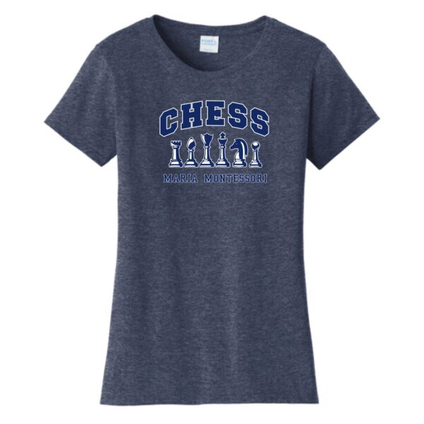Maria Montessori Chess Ladies Tee - Image 2