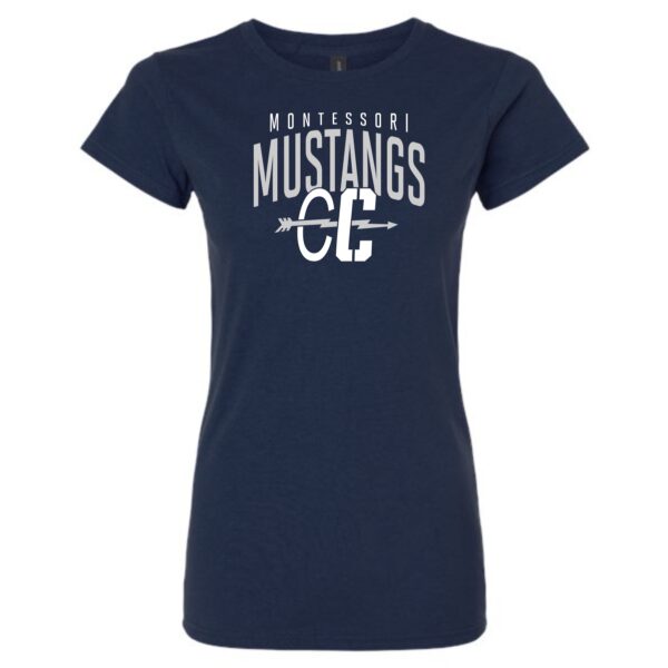Maria Montessori Cross Country Ladies T-Shirt - Image 2