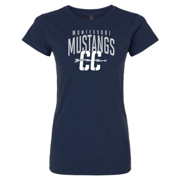 Maria Montessori Cross Country Ladies T-Shirt - Image 2