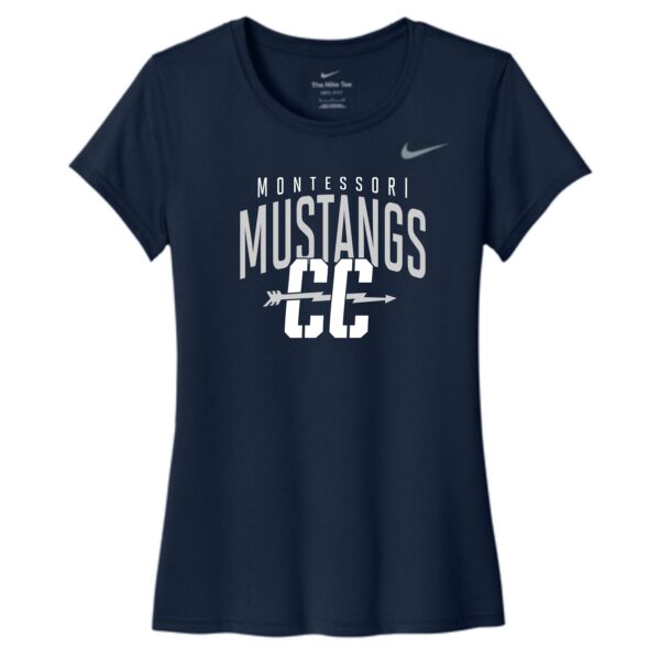 Maria Montessori Cross Country Ladies Nike Tee - Image 2