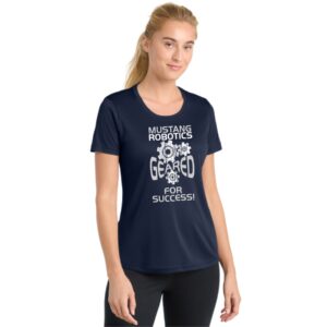 Maria Montessori Robotics Ladies Performance Tee