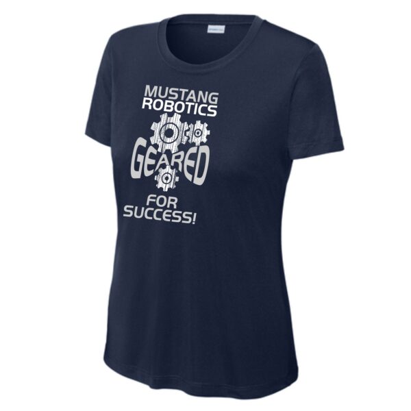 Maria Montessori Robotics Ladies Performance Tee - Image 2