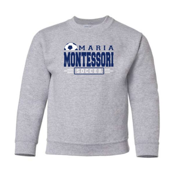 Maria Montessori Soccer Adult & Youth Crewneck - Image 2