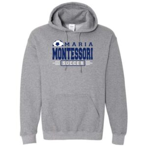 Maria Montessori Soccer Adult & Youth Hooded Sweatshirt
