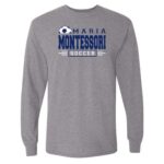 Maria Montessori Soccer Adult & Youth Long Sleeve T-Shirt