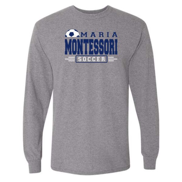 Maria Montessori Soccer Adult & Youth Long Sleeve T-Shirt