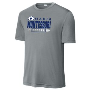 Maria Montessori Soccer Adult & Youth Performance Tee