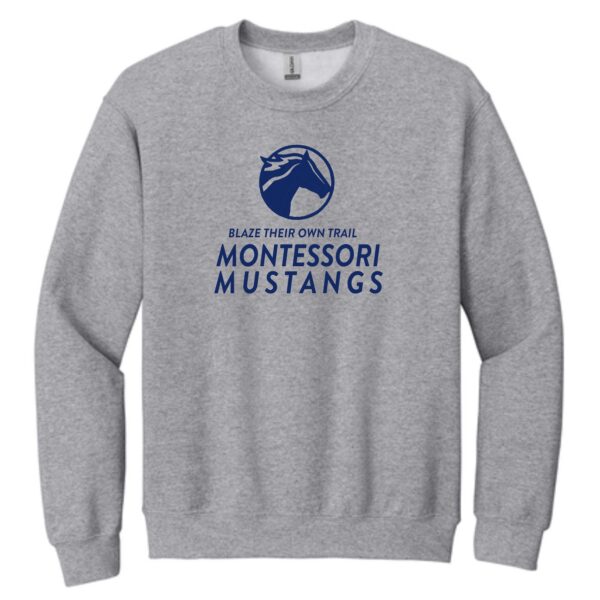 Maria Montessori 01 Spiritwear Adult & Youth Crewneck - Image 2