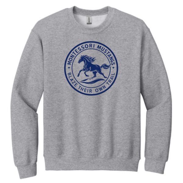Maria Montessori 01 Spiritwear Adult & Youth Crewneck - Image 3