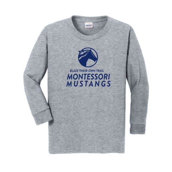 Maria Montessori 01 Spiritwear Adult & Youth Long Sleeve T-Shirt - Image 3
