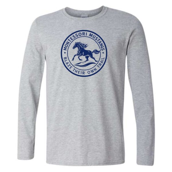 Maria Montessori 01 Spiritwear Adult & Youth Long Sleeve T-Shirt - Image 2