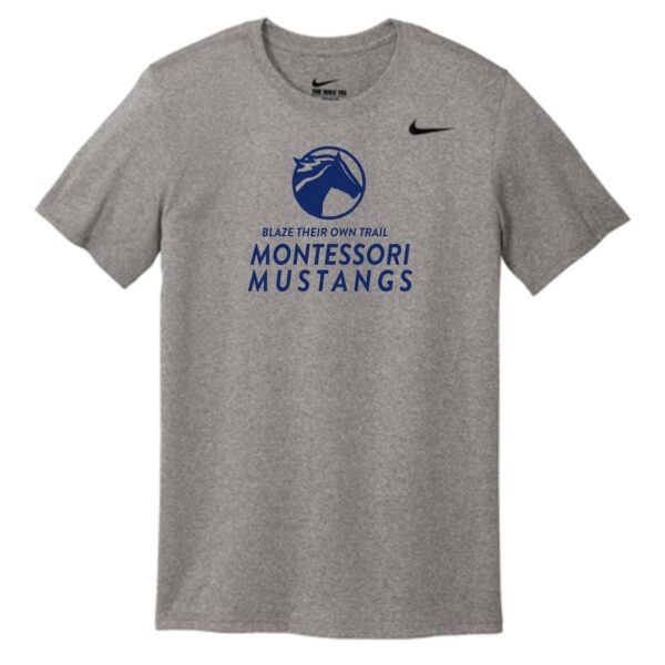 Maria Montessori 01 Spiritwear Adult & Youth Nike Tee - Image 2