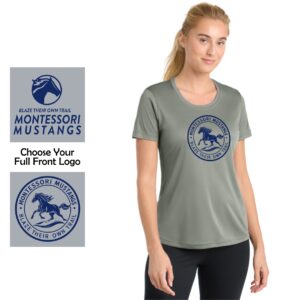 Maria Montessori 01 Spiritwear Ladies Performance Tee