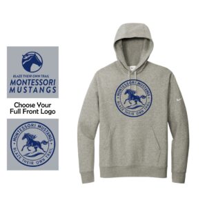 Maria Montessori 01 Spiritwear Adult Nike Hoodie