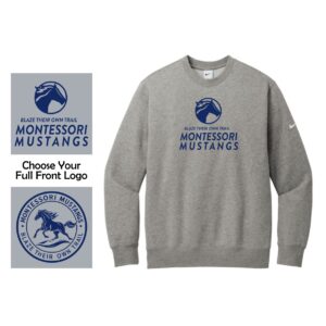 Maria Montessori 01 Spiritwear Adult Nike Crew