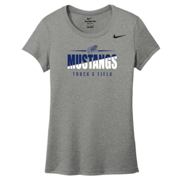 Maria Montessori Track & Field Ladies Nike Tee - Image 2