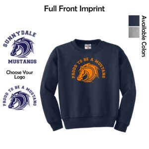 Sunnydale Elementary Spiritwear Youth Crewneck Sweatshirt