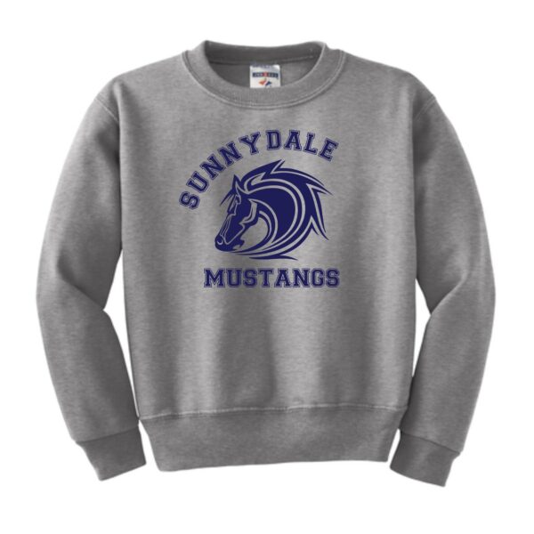 Sunnydale Elementary Spiritwear Youth Crewneck Sweatshirt - Image 3
