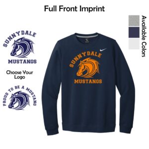 Sunnydale Elementary Spiritwear Adult Nike Crew