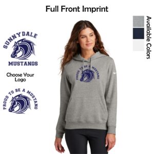 Sunnydale Elementary Spiritwear Ladies Nike Pullover Hoodie