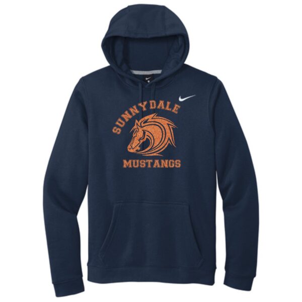 Sunnydale Elementary Spiritwear Adult Nike Pullover Hoodie with Deco or Glitter Vinyl - Image 3