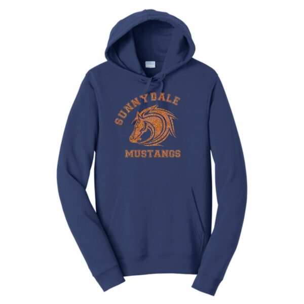 Sunnydale Elementary Spiritwear Adult & Youth Hooded Sweatshirt with Deco or Glitter Vinyl - Image 2