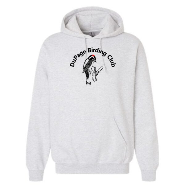 DuPage Birding Club Adult Imprinted Hoodie with Full Front - Image 2