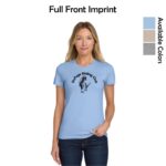 DuPage Birding Club Ladies Imprinted T-Shirt with Full Front