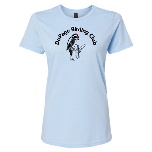 DuPage Birding Club Ladies Imprinted T-Shirt with Full Front - Image 2