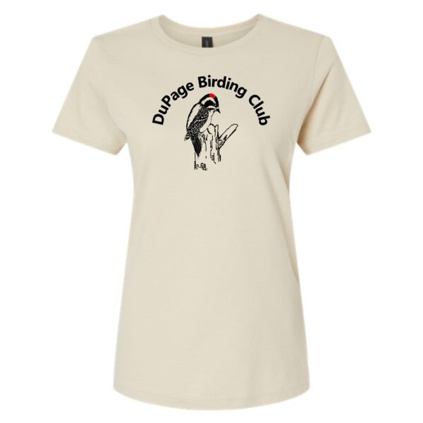 DuPage Birding Club Ladies Imprinted T-Shirt with Full Front - Image 3