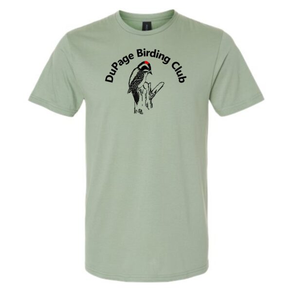 DuPage Birding Club Adult Imprinted T-Shirt with Full Front - Image 6